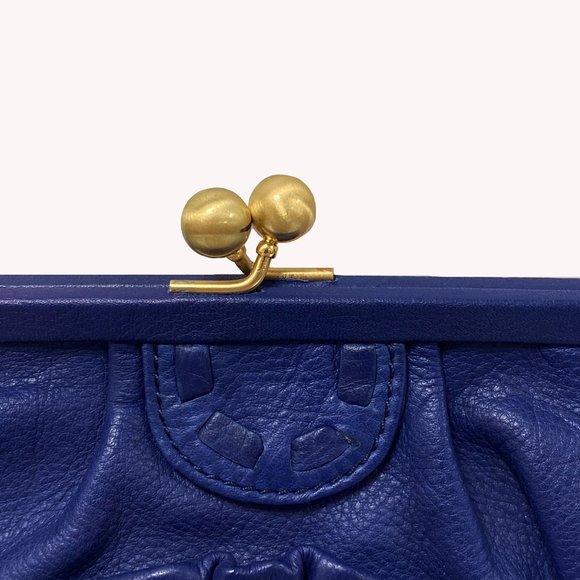 Fiore by Isabella Fiore Blue Floral Hobo - Picture 4 of 10